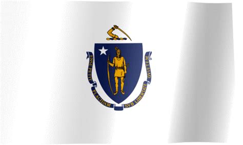Massachusetts Flag GIF | All Waving Flags
