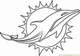 Miami Dolphins Logo Coloring Page Sketch sketch template
