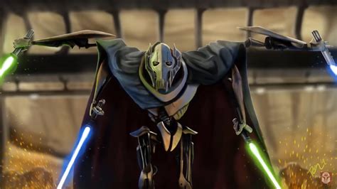 General Grievous Star Wars Artwork, Star Wars Fan Art, Cool Stuff, Star Wars Episodes, Star Wars ...