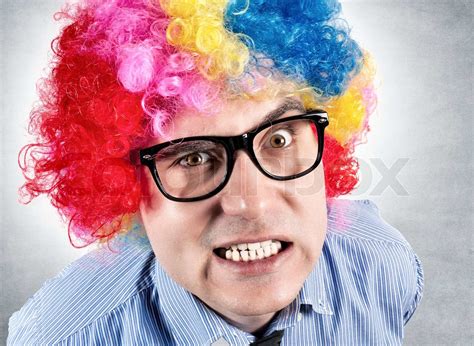 Angry clown | Stock image | Colourbox