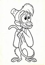 Walt Disney Coloring Pages  Abu Characters Photo sketch template