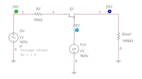 n-Channel JFET Analog Switch - Multisim Live