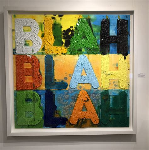 Mel Bochner - Blah Blah Blah - Denis Bloch Fine Art Gallery Beverly Hills