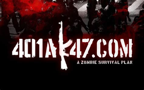 Zombie Desktop Wallpaper 401AK47 A Zombie Survival Plan