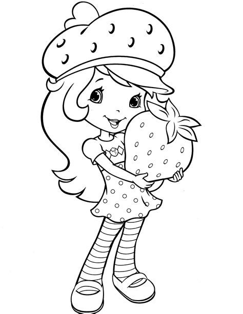 Strawberry Coloring Pages - Best Coloring Pages For Kids in 2021 | Strawberry shortcake coloring ...