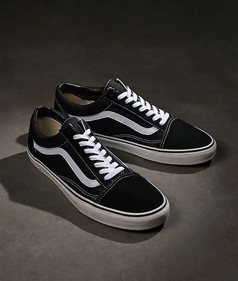 Vans Old Skool Black & White Skate Shoes (Mens) at Zumiez : PDP