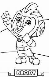 Swift And Bea From Top Wing Coloring Page  Free Printable sketch template