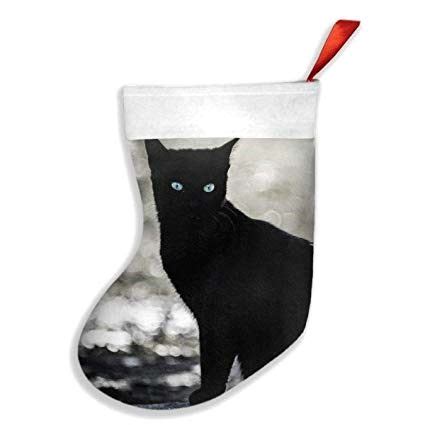 Black Cat Christmas Stocking Gallery