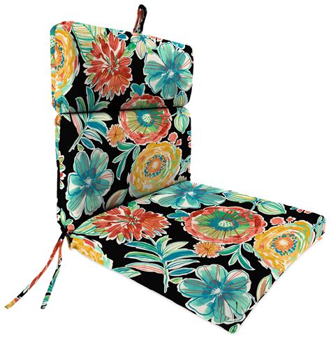 Outdoor 22" x 44" x 4" French Edge Patio Chair Cushion - Walmart.com