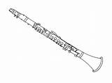 Clarinet Coloring Pages  Best For Kids sketch template