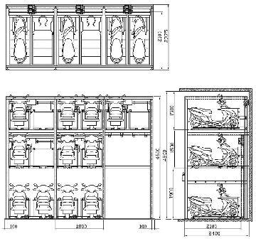 Three-tier Motorcycle Parking System | Taiwantrade.com