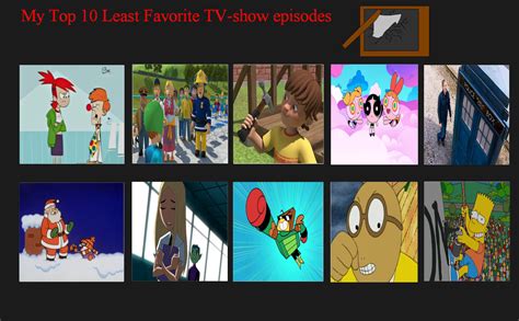 Top 10 Worst TV Show Episodes Volume 2 by GeoNonnyJenny on DeviantArt