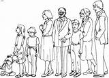 Family Coloring Pages Kids sketch template