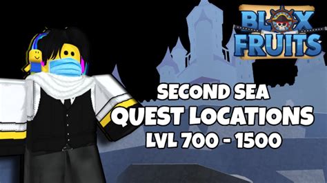 SECOND SEA ALL QUEST LOCATIONS (LVL 700 - 1500) | Blox Fruits - YouTube