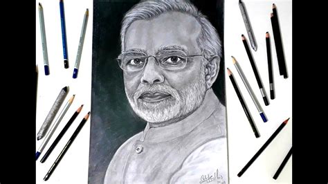 PM Narendra Modi Realisitic Portrait Sketch | Biography of Prime Minister of India #art #artist ...