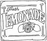 Lemonade Coloring Pages Coloring sketch template