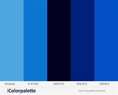 Blue Colour Palette, Blue Color Schemes, Color Palettes, Havelock, User Interface, Midnight Blue ...