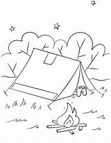 Camping Coloring Page  Free Printable Pages For Kids sketch template