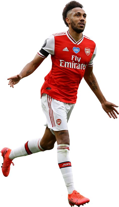 Pierre-Emerick Aubameyang Arsenal football render - FootyRenders