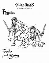 Frodo Coloring Page Pages sketch template