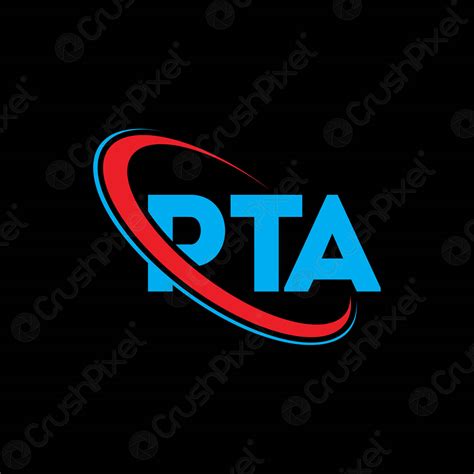 PTA logo. PTA letter. PTA letter logo design. Initials PTA - stock ...