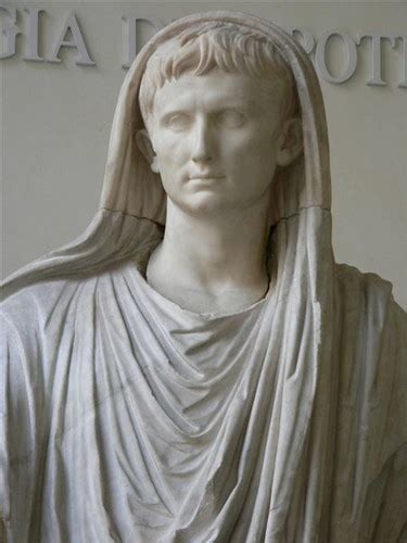 Closeup of Augustus as Pontifex Maximus Roman 1st century BCE | Flickr ...