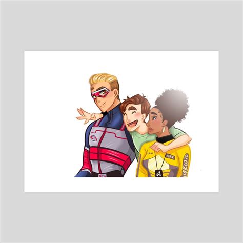 Henry Danger Trio, an art print by Paco Peace in 2021 | Cute anime guys, Dangerous, Bff video