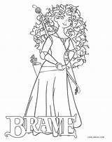Brave Princess Coloring Page sketch template