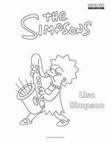 18 Lisa Simpson coloring Page  Super Fun Coloring sketch template