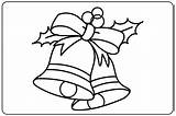 Christmas Bell Coloring Pages sketch template