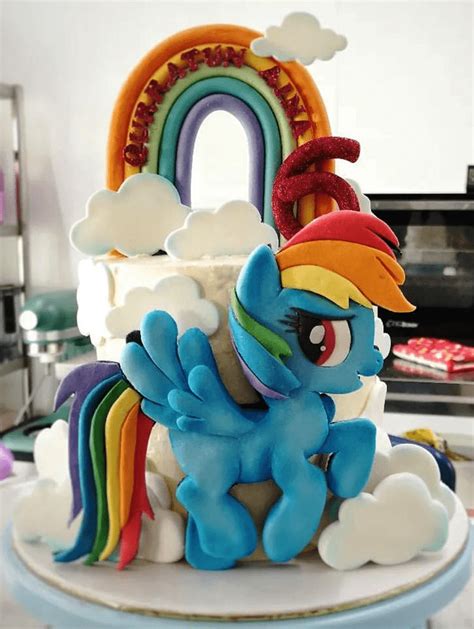 Rainbow Dash Birthday Cake Ideas Images (Pictures)