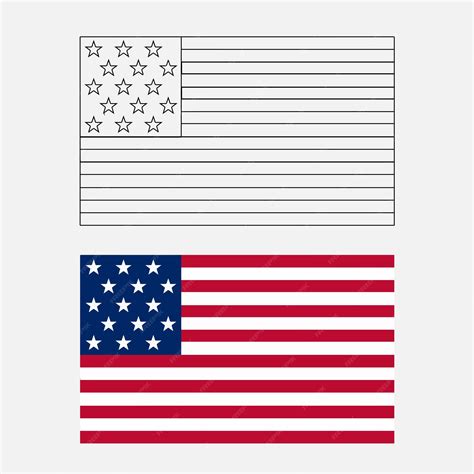 Premium Vector | Usa flag vector