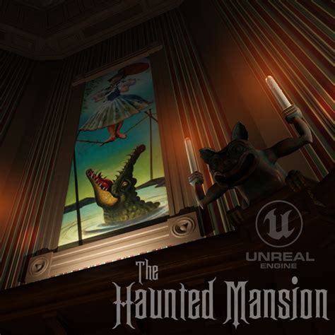 ArtStation - Disneyland's Haunted Mansion - Stretching Room