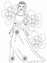 Barbie Wedding Coloring Pages sketch template