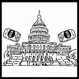 First Continental Congress Drawing Sketch Coloring Page sketch template