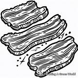 Bacon Coloring Pages  Free & Printable sketch template