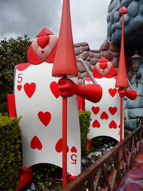 Guards at the Queen of Hearts Castle in Alice's Curious Labyrinth. Disneyland Paris #DLRP #DLP # ...