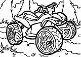 Atv Coloring Free 4 Wheeler Printables Pictures Sketch Page sketch template
