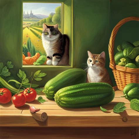 Cats Scared Of Cucumbers - Animal Passion