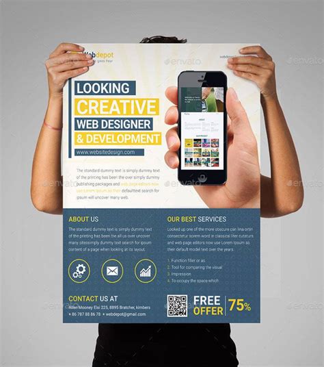 18 + Web Design Flyer Templates for Web Designers and Developers - PSD, Word, EPS, AI