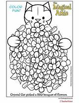 Magical Attic Garden Coloring Page  TeacherVision sketch template