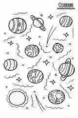 Space Coloring Pages  The Daily sketch template