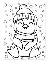 Cute Winter Coloring Pages Printable And Free For Kids sketch template