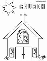Church Coloring Pages To Print sketch template
