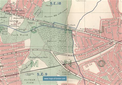 Map of Eltham, London