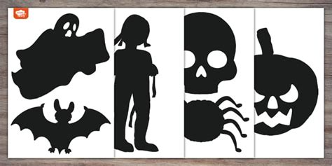 Printable Halloween Window Silhouettes | Twinkl Party