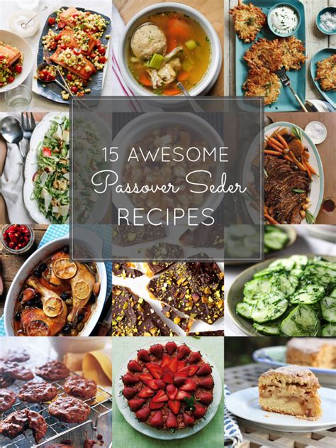 15 Favorite Passover Seder Recipes | Glitter, Inc.