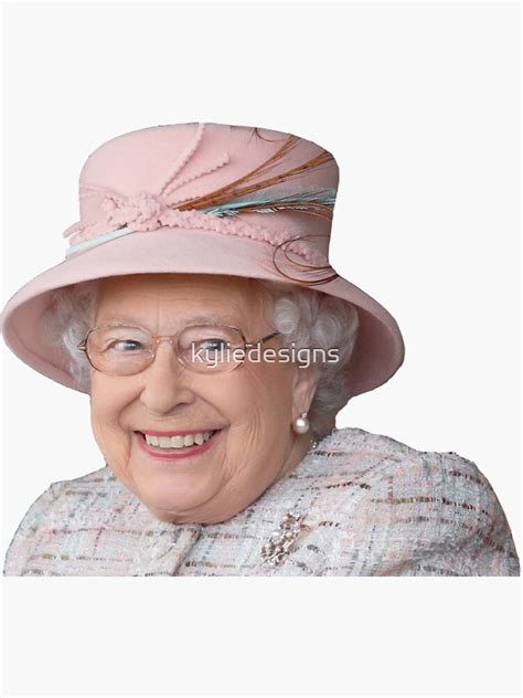 "Queen Elizabeth" Sticker for Sale by kyliedesigns | Redbubble