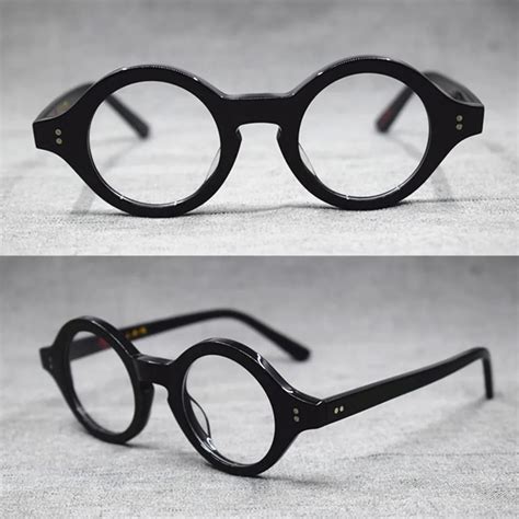 Optical Acetate Betsion Glasses | Round Eyeglass Frames - Vintage Small 38mm Round - Aliexpress