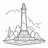 Monument Coloring Pages 2025 sketch template